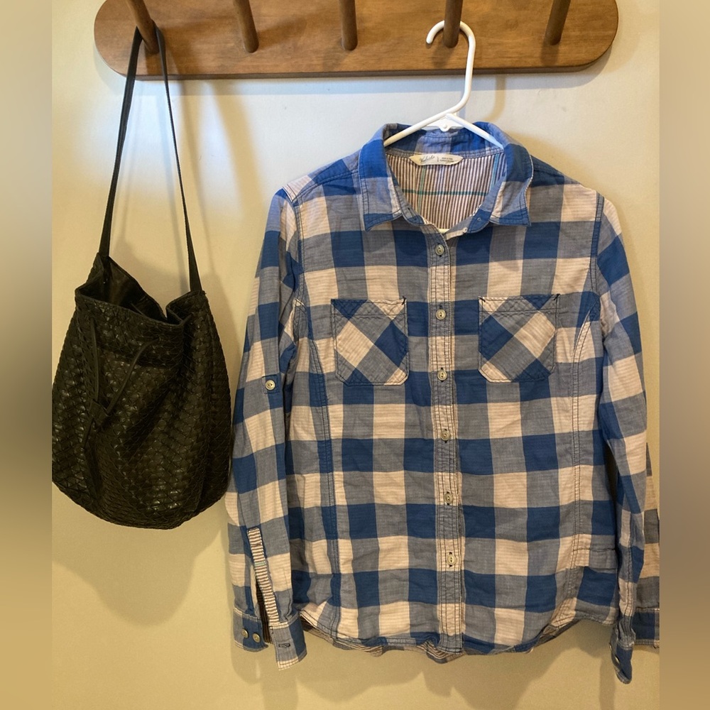 Woolrich button down checkered shirt.
